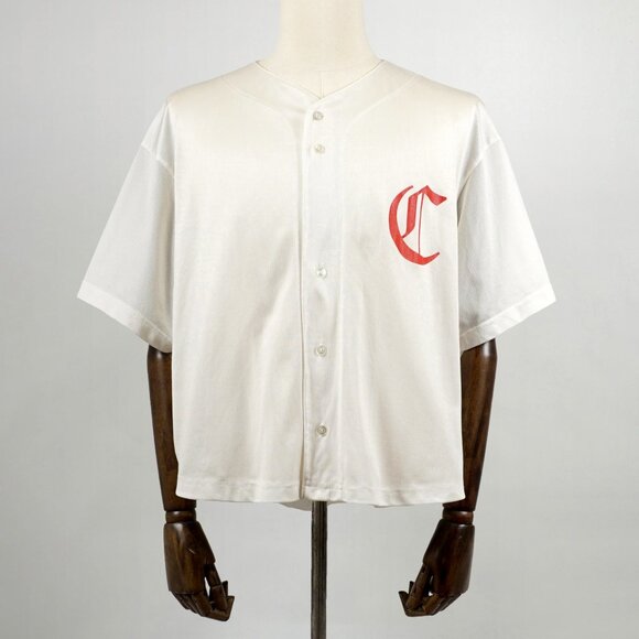 Vintage 90s Majestic Mesh Baseball Jersey – White/Red – Style 6575 – Made in USA - Picture 3 of 10